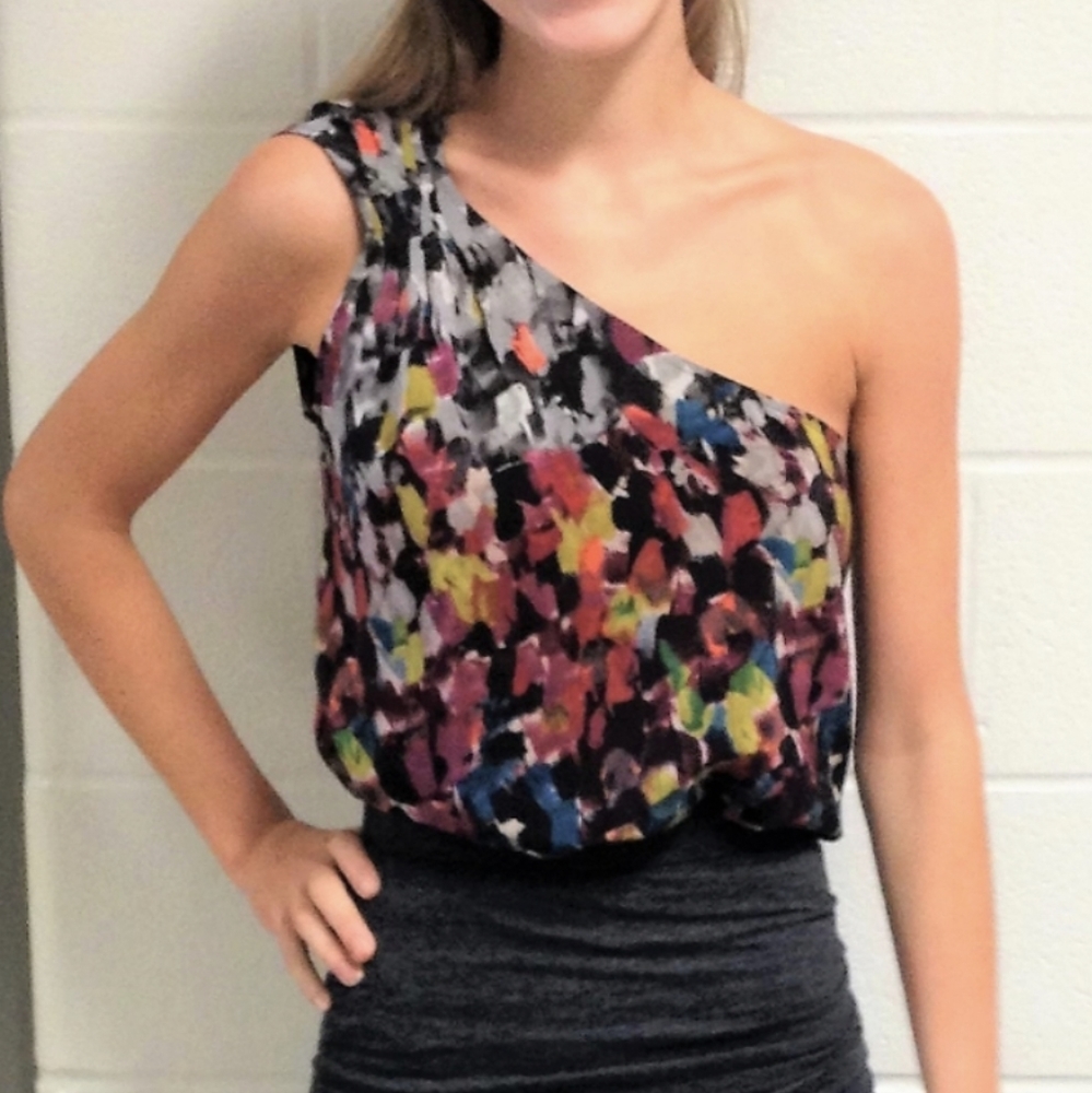 BCBG Floral Top
